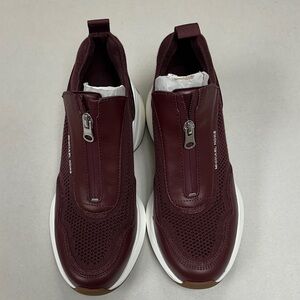 MICHAEL Michael Kors® Zuma Slip-On Trainer with Zipper Color Oxblood Size 7M New